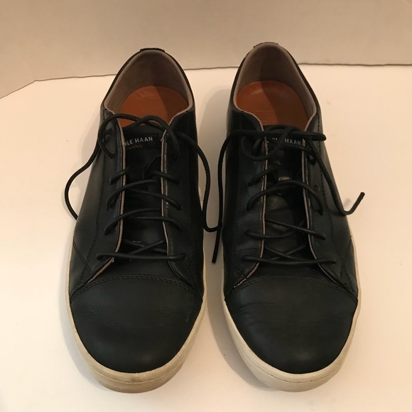 Cole Haan Black Trafton Luxe Cap Toe Sneaker - Picture 2 of 8